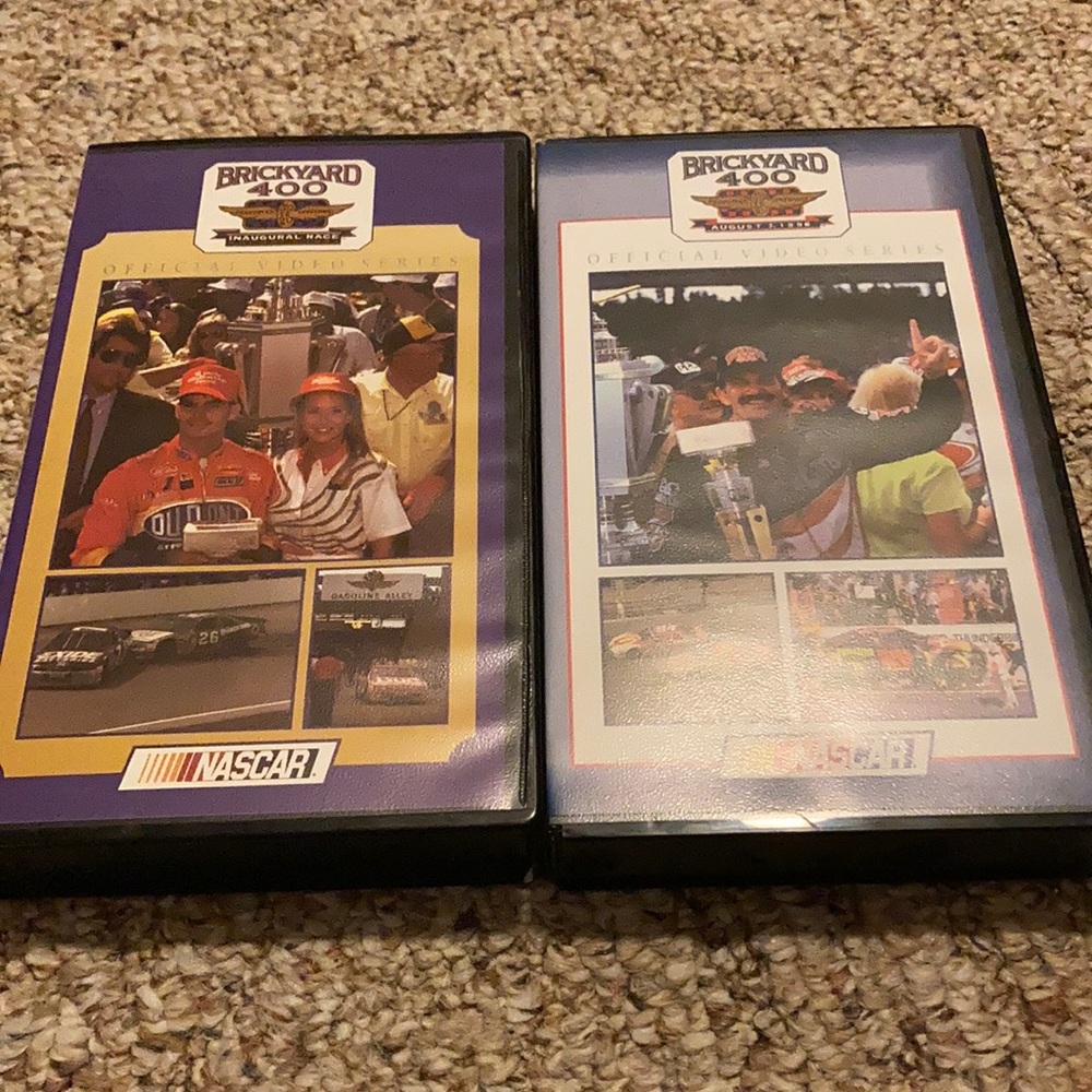 Brickyard 400 vcr tapes